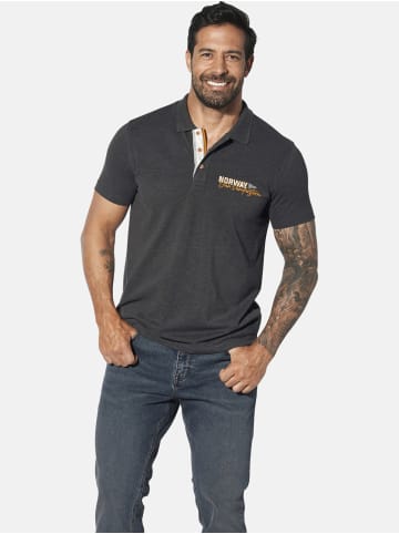 Jan Vanderstorm Poloshirt JAKOV in dunkelgrau