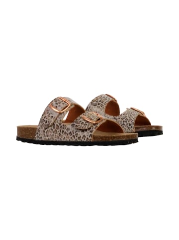 Divine Factory Sierra-Lederpantoletten Gold