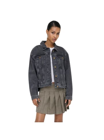 ONLY Schwarz Baumwolle Jeansjacke