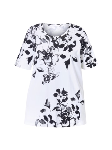 Ulla Popken Shirt in schneeweiß