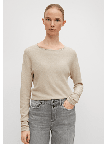 comma CI Strickpullover langarm in Beige