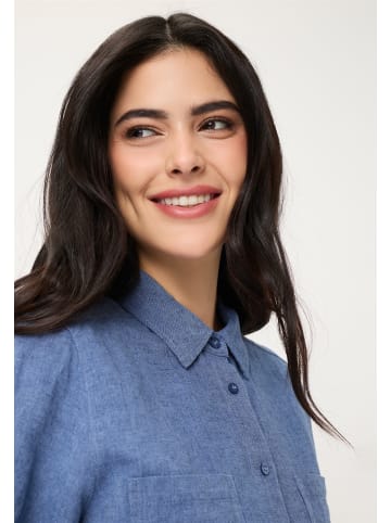 Olsen Bluse in Indigo Denim Melange