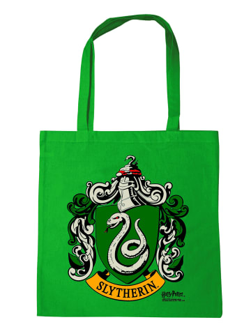 Logoshirt Stoffbeutel Harry Potter - Slytherin Logo in grün