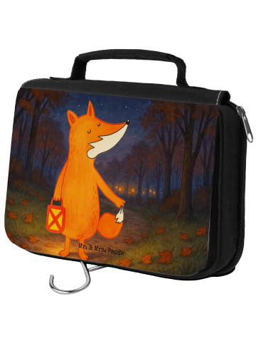 Mr. & Mrs. Panda Kulturtasche Fuchs Laterne Design ohne Spruch in Weiß