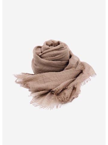 SASSYCLASSY Musselin Schal in Braun