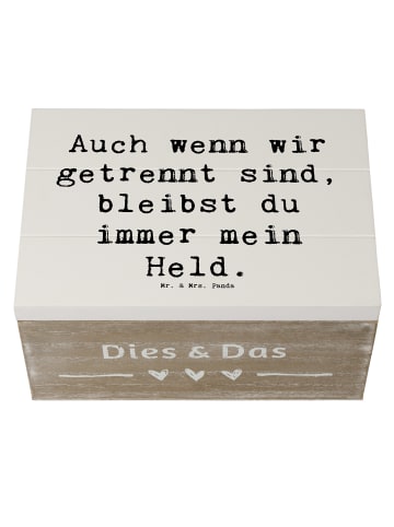 Mr. & Mrs. Panda Aufbewahrungsbox Spruch Trennung von den Eltern... in Weiß