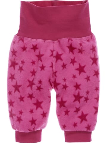 Schnizler Kinder Pumphose "Pumphose Fleece Sterne mit Strickbund" in Pink