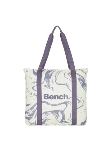 Bench City Girls Shopper Tasche 42 cm in weiß-violett