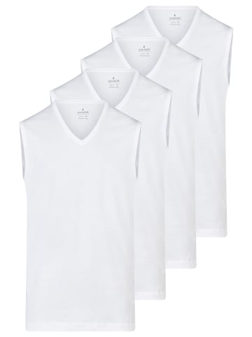 Ragman Unterhemd / Tanktop Basic in Weiß