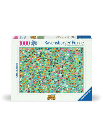 Ravensburger Puzzle 1.000 Teile Challenge Animal Crossing Ab 14 Jahre in bunt