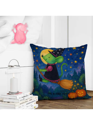 Mr. & Mrs. Panda Kuschelkissen Hexe Fliegt Design ohne Spruch in Weiß