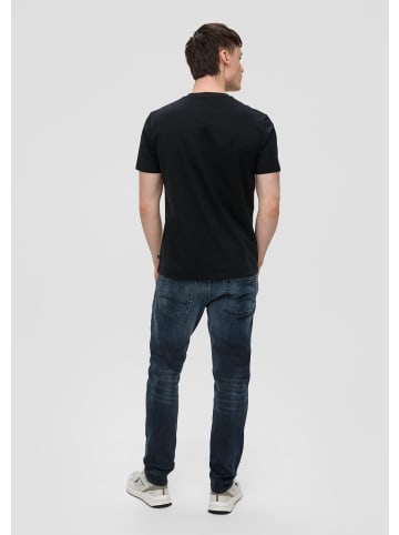 QS T-Shirt in 99D0_schwarz
