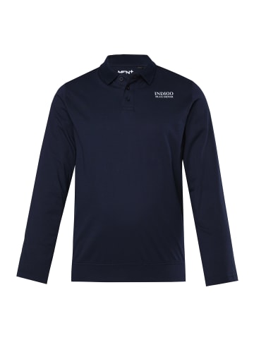 Men Plus Poloshirt in navy blau