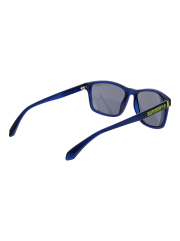 Superdry Männer Sonnenbrille Quadratisch Blau