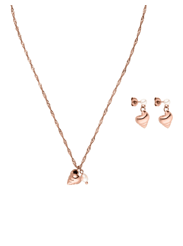 PURELEI 2tlg. Schmuckset Mahina Club Seashore in Rosegold