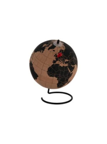 Present Time Ornament World Globe Medium - Schwarz - Ø15cm