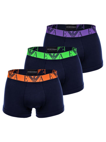 Emporio Armani Boxershort 3er Pack in Marine