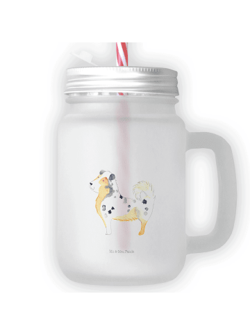 Mr. & Mrs. Panda Glas Hund Australien Shepherd ohne Spruch in Transparent