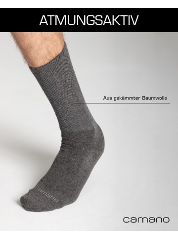 camano Diabetikersocken 4er Pack comfort in hellgrau melange