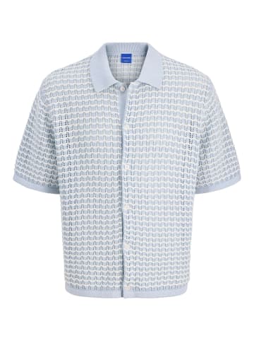 Jack & Jones Gestricktes Hemd in Skyway