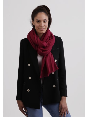CASH-MERE.CH Bio Schal oversize in bordeaux
