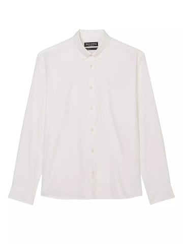 Marc O'Polo Langarm Business Hemd für Herren in weiß