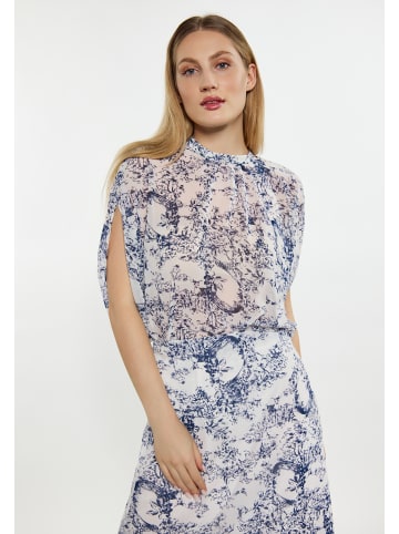 DreiMaster Damen Bluse in Marine Weiss