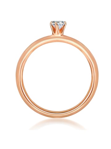 Trilani Ring Sterling Silber Zirkonia in roségold