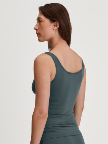 Calida Tank-Top in deep emerald green