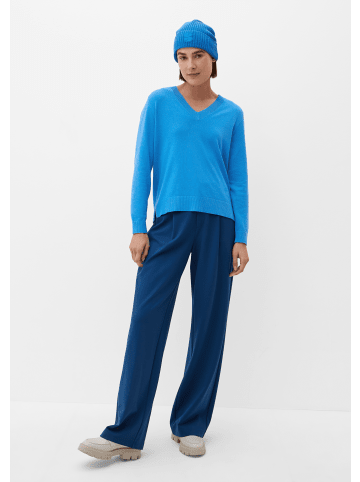 s.Oliver Strickpullover langarm in Blau