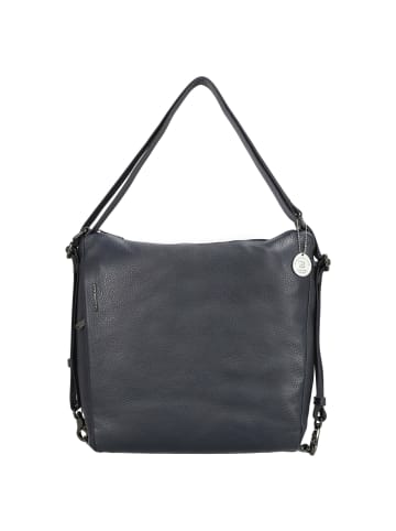 Mandarina Duck Mellow Leather - Schultertasche 36 cm (warm taupe) in dress blue