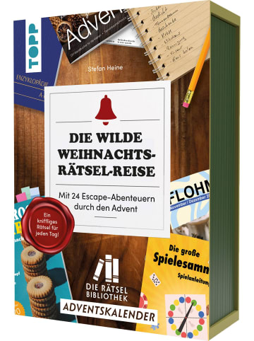 frechverlag Adventskalender Rätselbibliothek - Die wilde Weihnachts-Rätsel-Reise