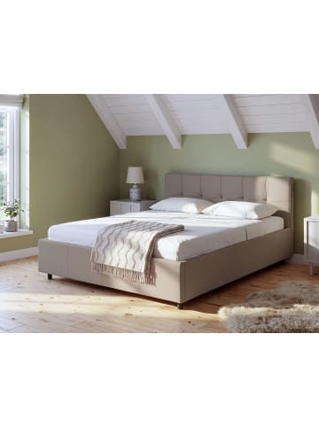 Beliani 2-tlg Doppelbett LAURESSES in Beige