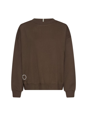Camel Active Sweatshirt mit Backprint in Braun