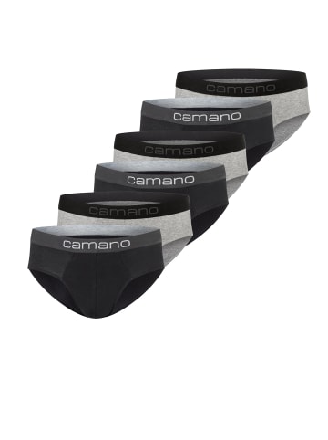 camano Slip 6er Pack comfort in Schwarz mix