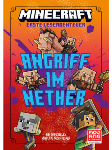 EGMONT Schneiderbuch Buch - Minecraft Erste Leseabenteuer. Angriff im Nether