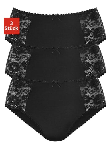 PETITE FLEUR Hüftslip in schwarz