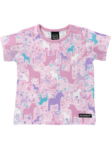 Villervalla T-shirts Dala in rosa/pink