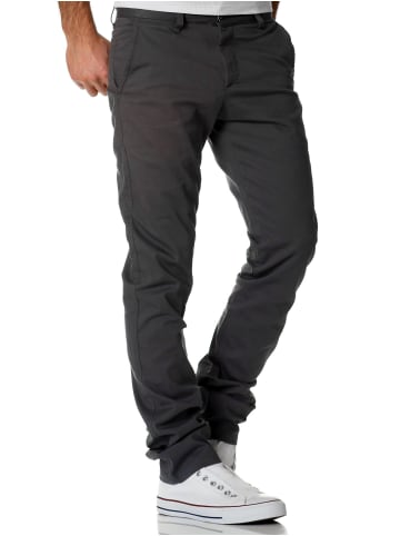 Amaci&Sons Slim Fit Chino mit Stretch WASHINGTON in Anthrazit