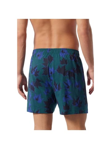 Schiesser Boxershort 2er Pack in Dunkelblau/Grün