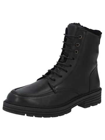 Solidus Damen Stiefel/Boots ungefüttert Kelly CRUST schwarz in Schwarz