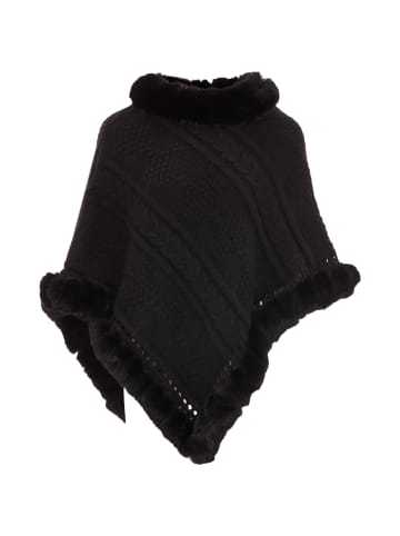 CHANI Poncho in Schwarz