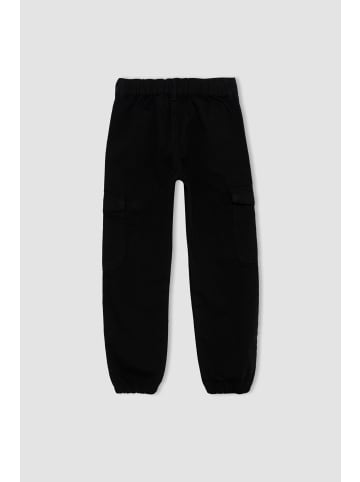 DeFacto Cargohose JOGGER FIT in Schwarz