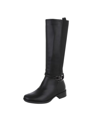Ital-Design Stiefel in Schwarz