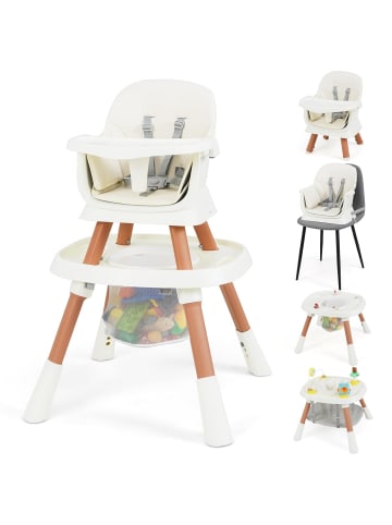 COSTWAY Hochstuhl Baby 16 in 1 in Weiß
