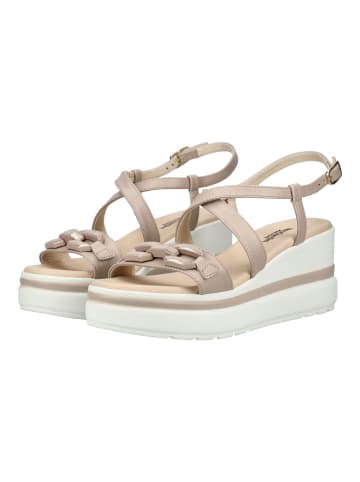 Nero Giardini Sandalen in Beige/Weiß