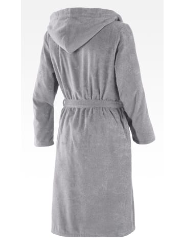 JOOP! JOOP! BADEMANTEL Herren-Kapuze 54/56, Silber