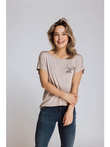 ZHRILL T-Shirt ZHSHELLY BROWN in BROWN