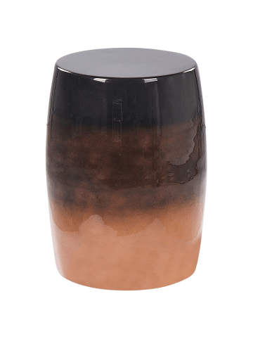 Beliani Beistelltisch FRAGUITA in Braun/Schwarz - (W) 28 x (H) 40 x (L) 28 cm