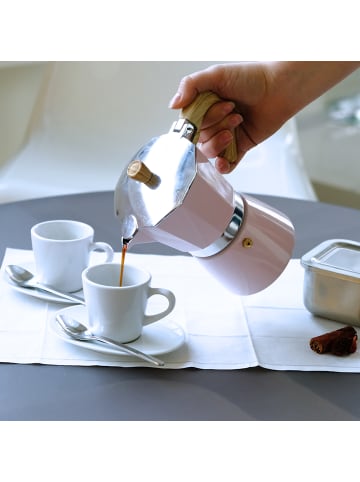 Gnali&Zani Espressokocher VENEZIA, rosa, 6 Tassen